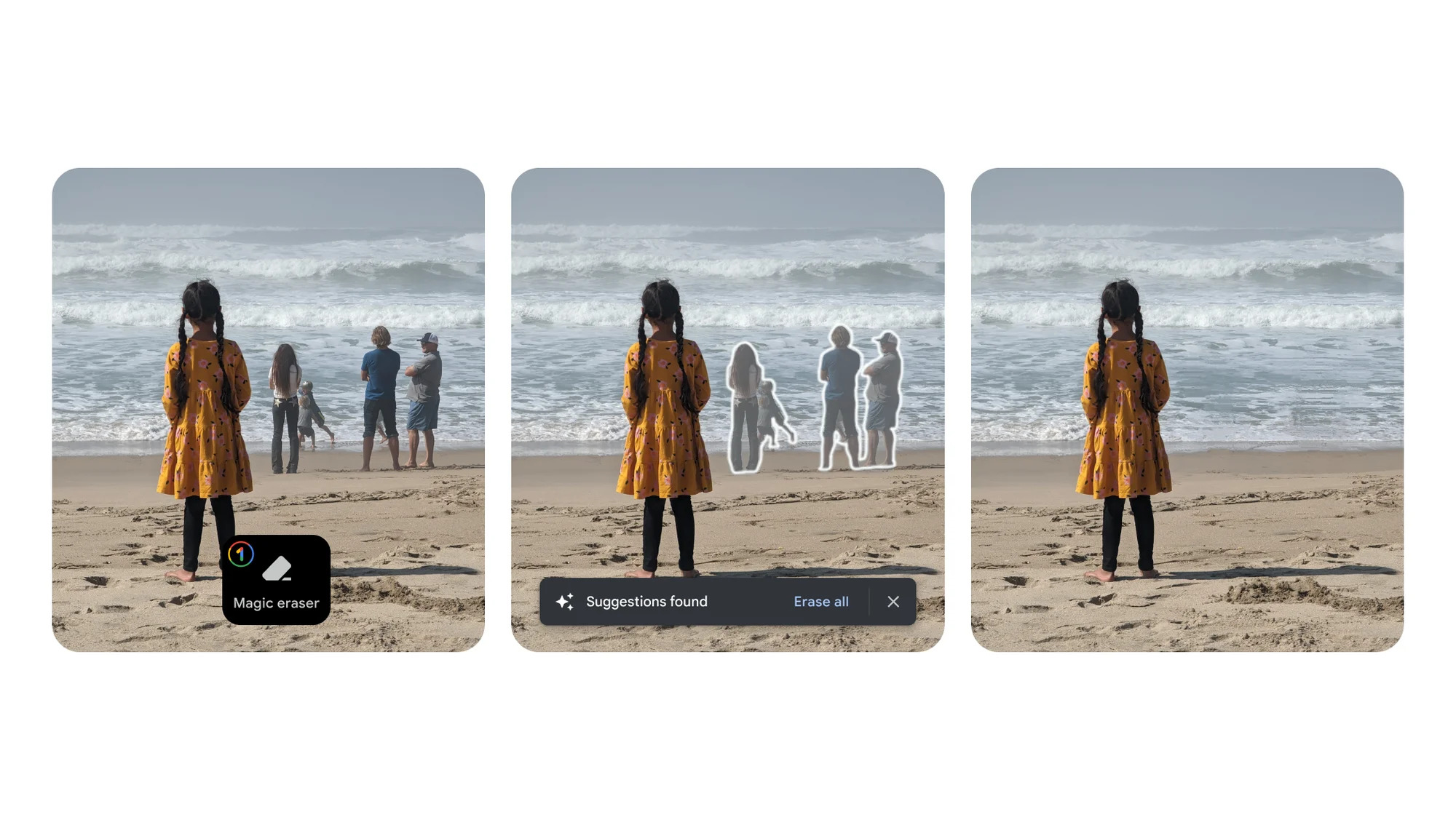 Magic Eraser in Google Photos 2
