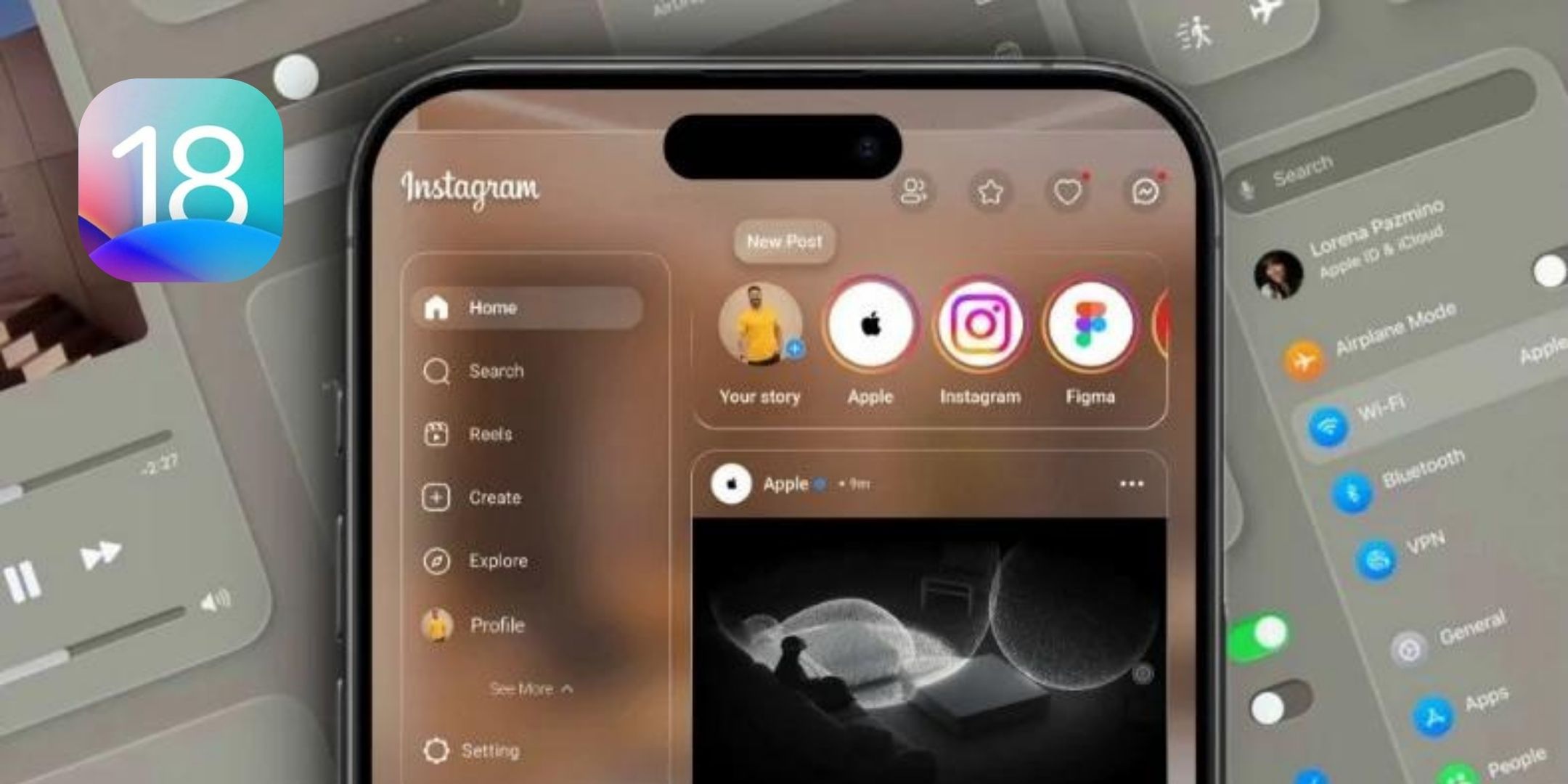 iOS 18 the new UI similar to visionOS