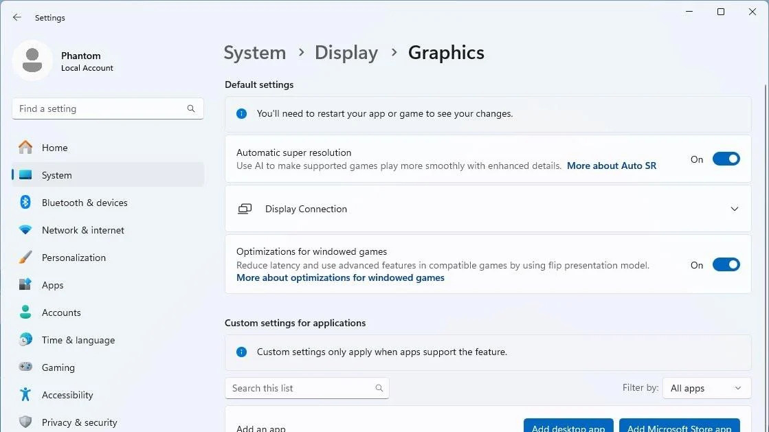 Super Resolution on Windows 11 2