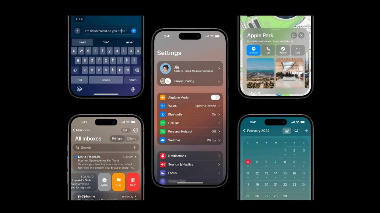 iOS 18 the new UI similar to visionOS 3